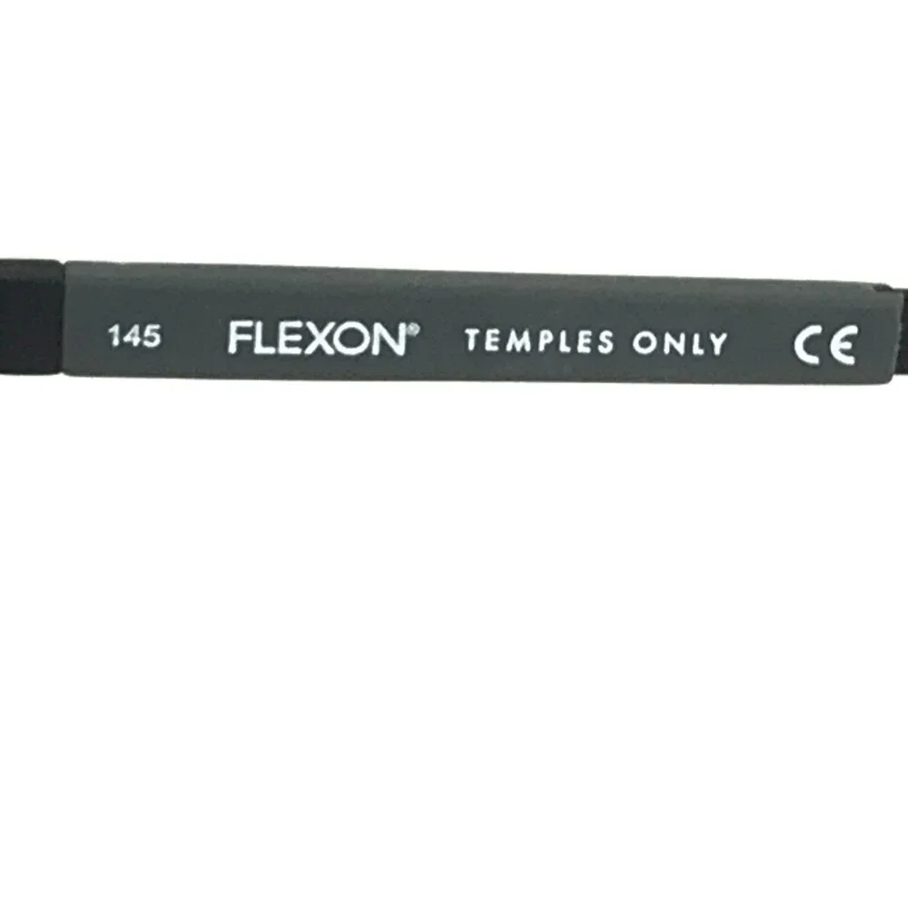 Flexon Eyeglasses Frames EP8007 002 Matte Black Gray Square Full Rim 54-18-145